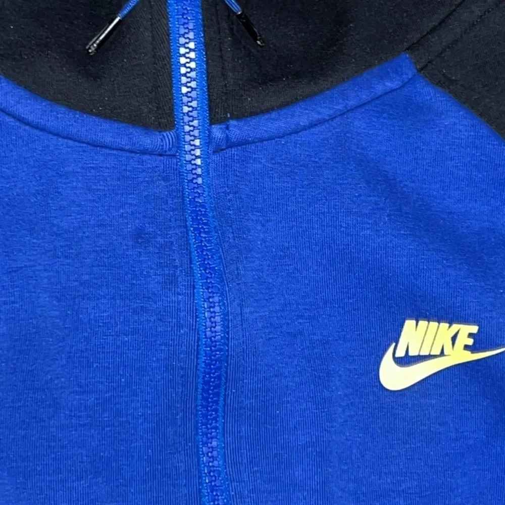 GUC Nike Tech Fleece Blue Zip-Up Hoodie - Picture 4 of 7